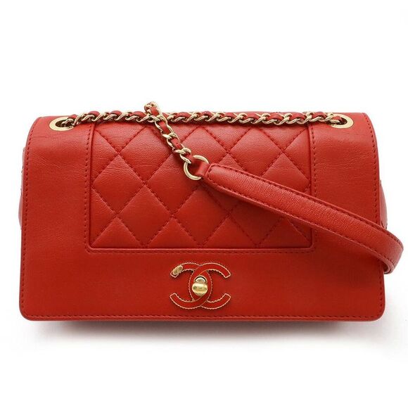 chanel Handbags - Pre Loved chanel Classic Flap Shoulder Bag Women red | red Crossbody Bags